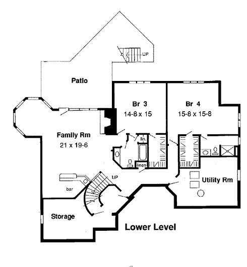 lower floor house blueprint