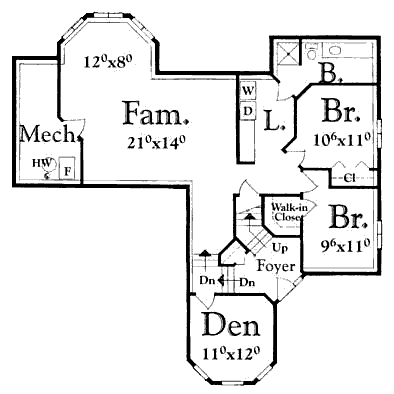 lower floor house blueprint