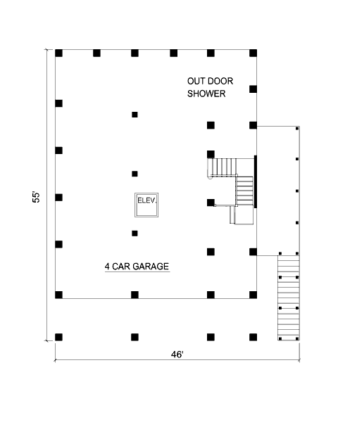 lower floor house blueprint