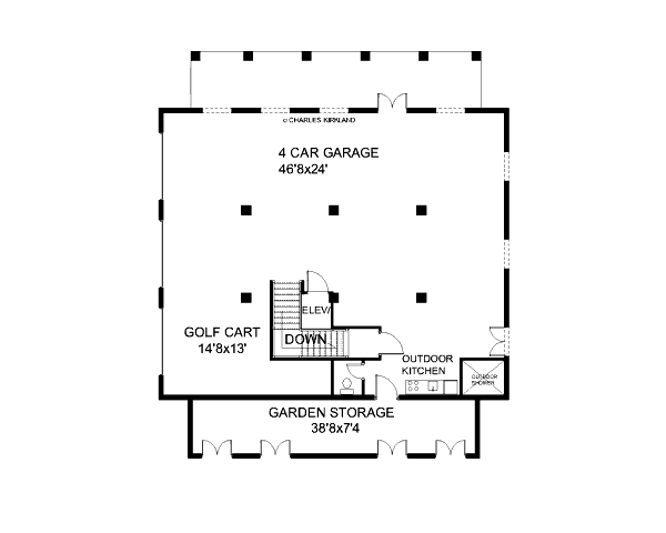 lower floor house blueprint
