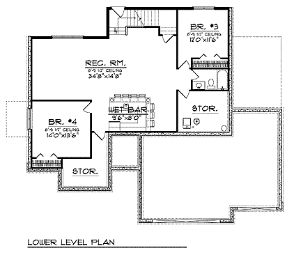 lower floor house blueprint