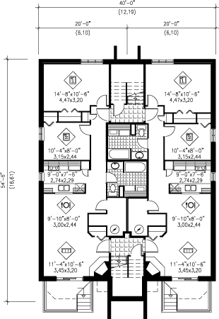 lower floor house blueprint