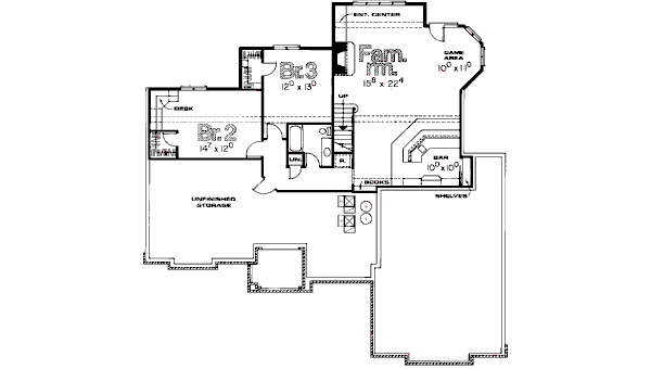 lower floor house blueprint