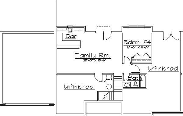 lower floor house blueprint