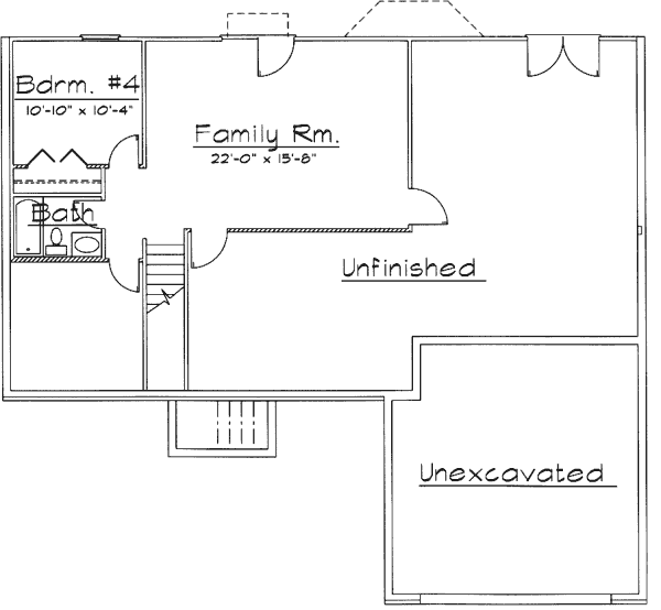lower floor house blueprint