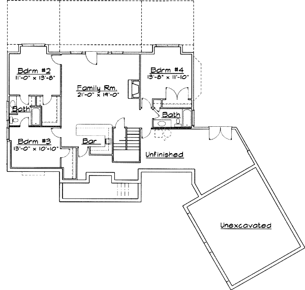 lower floor house blueprint