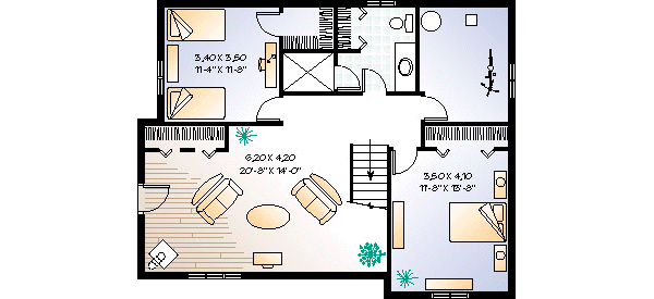 lower floor house blueprint