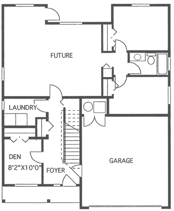 lower floor house blueprint