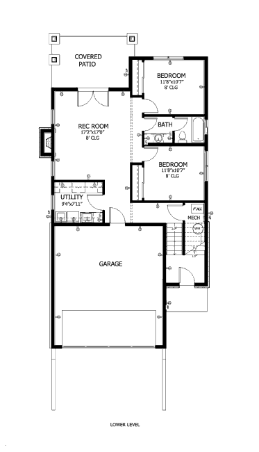 lower floor house blueprint
