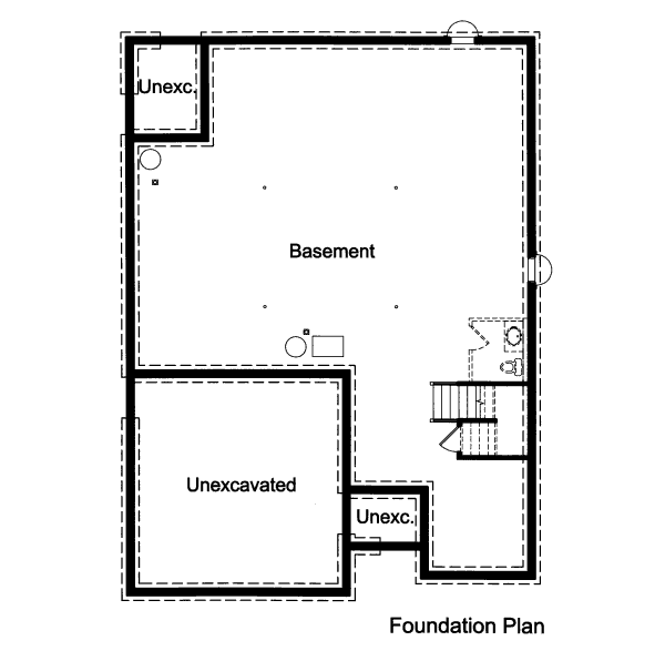 lower floor house blueprint