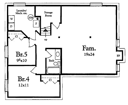 lower floor house blueprint