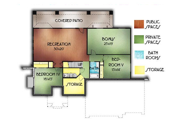 lower floor house blueprint