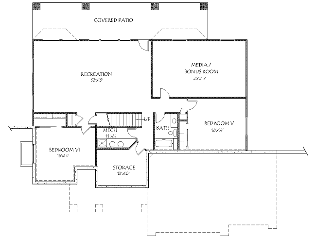 lower floor house blueprint