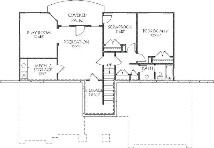 lower floor house blueprint