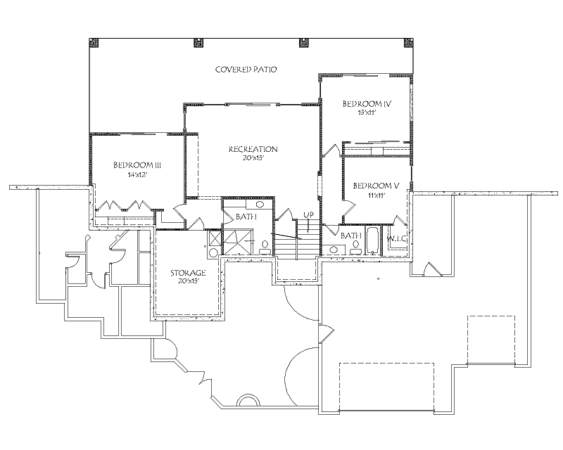 lower floor house blueprint