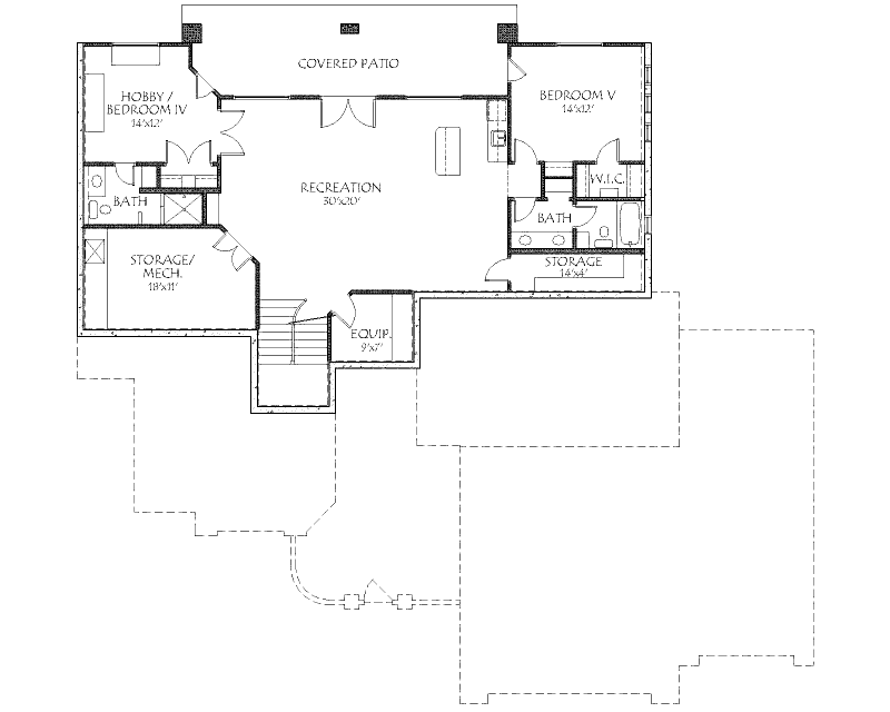 lower floor house blueprint