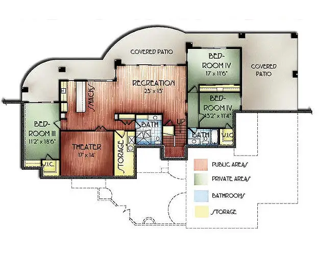 lower floor house blueprint