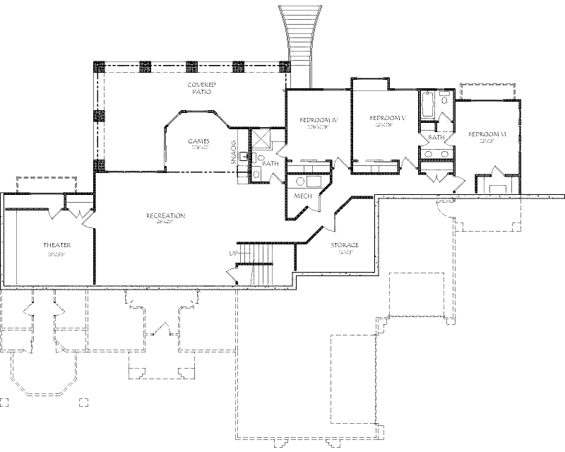 lower floor house blueprint