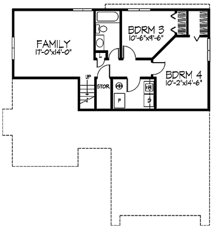 lower floor house blueprint
