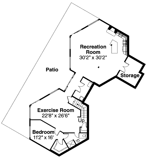 lower floor house blueprint