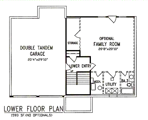 lower floor house blueprint