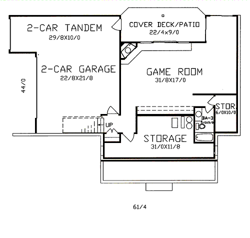 lower floor house blueprint