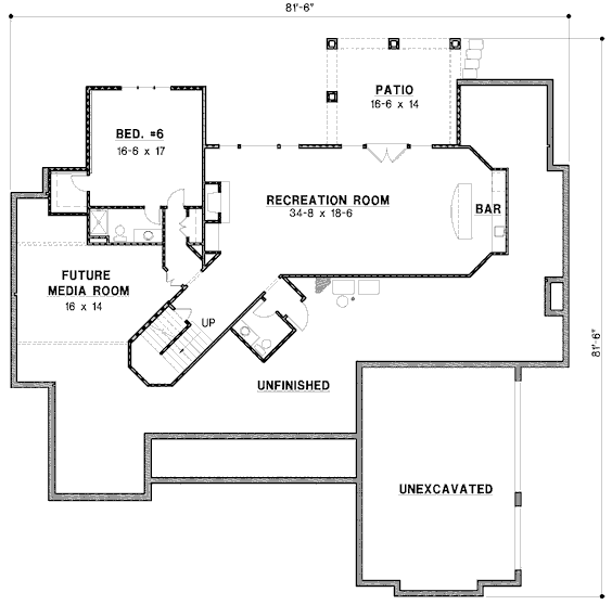 lower floor house blueprint
