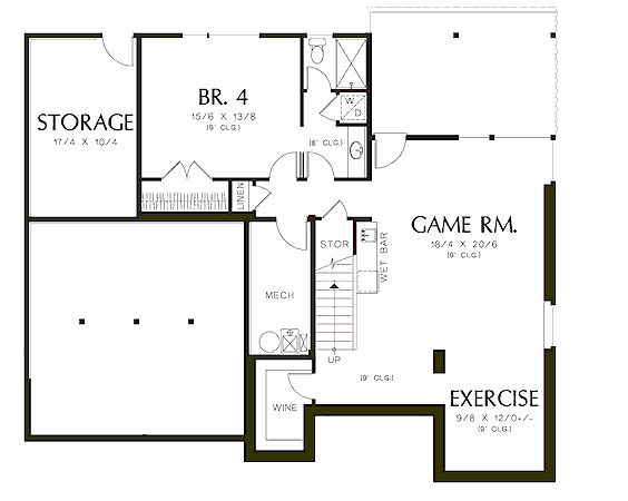 lower floor house blueprint