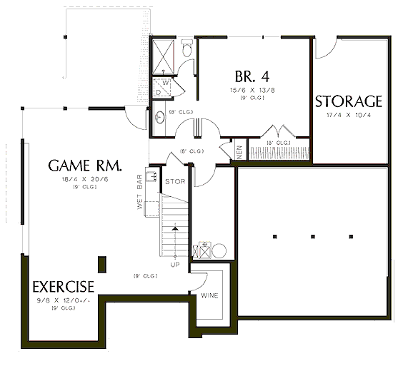 lower floor house blueprint