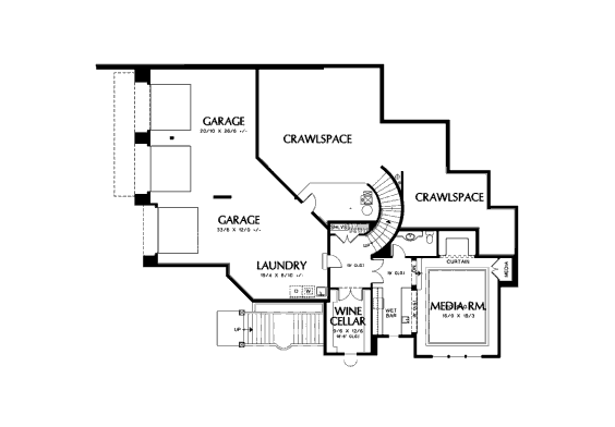 lower floor house blueprint