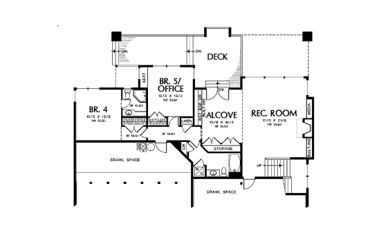 lower floor house blueprint