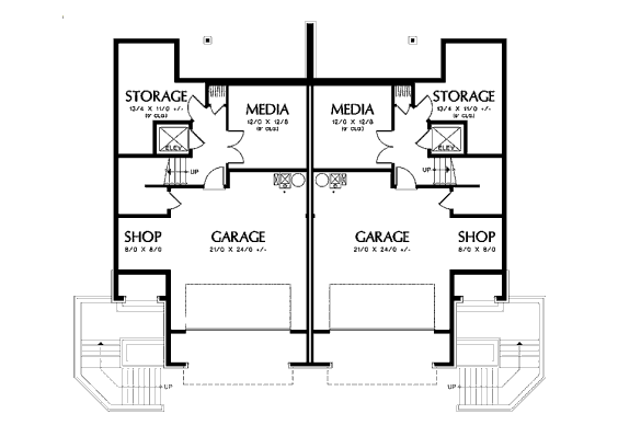 lower floor house blueprint