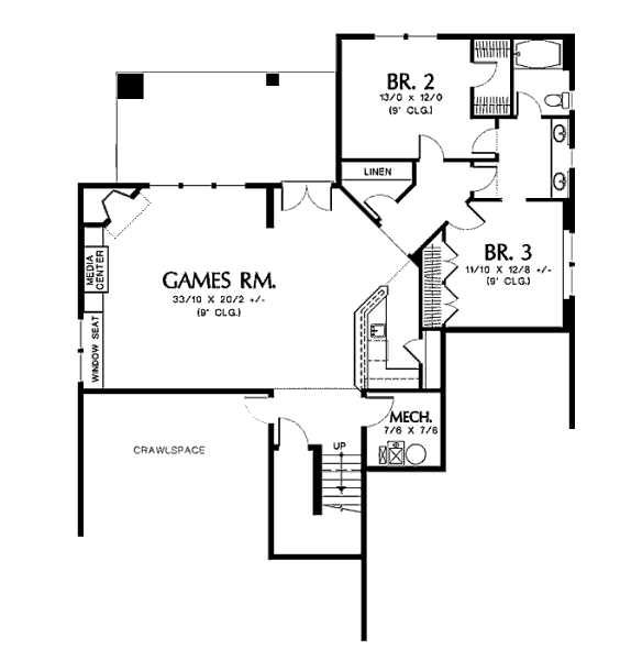 lower floor house blueprint