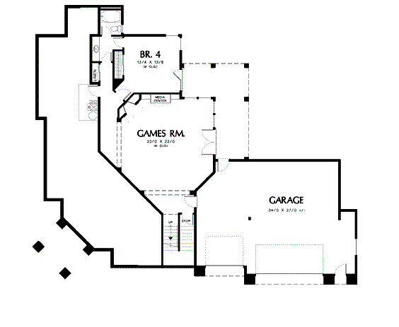 lower floor house blueprint