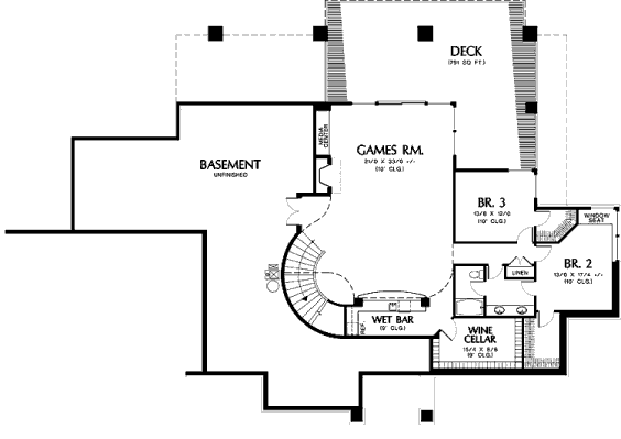 lower floor house blueprint