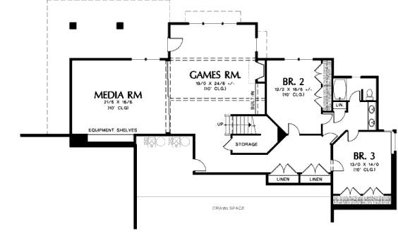 lower floor house blueprint