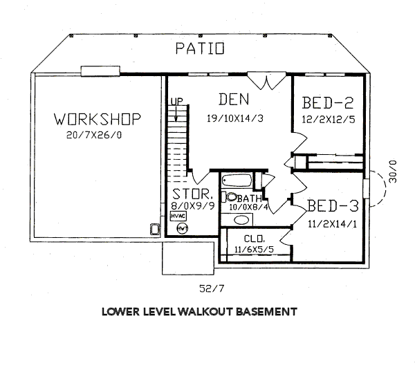 lower floor house blueprint