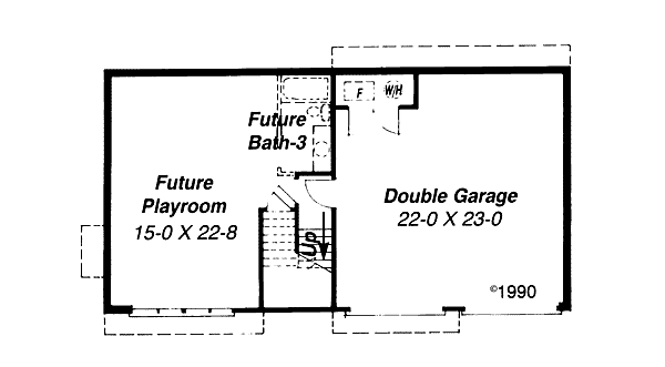 lower floor house blueprint