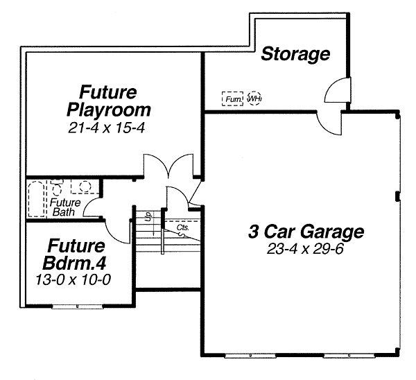 lower floor house blueprint