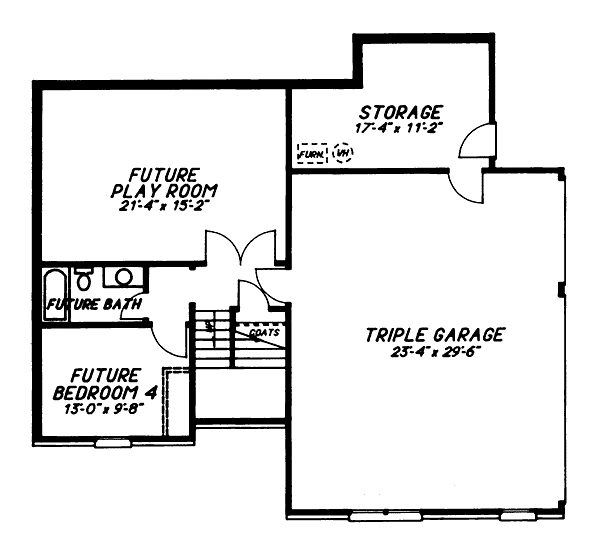 lower floor house blueprint