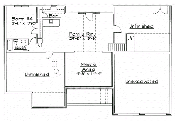 lower floor house blueprint