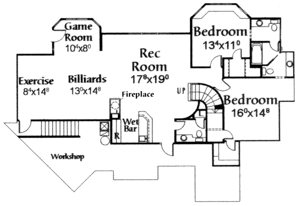 lower floor house blueprint