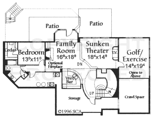lower floor house blueprint