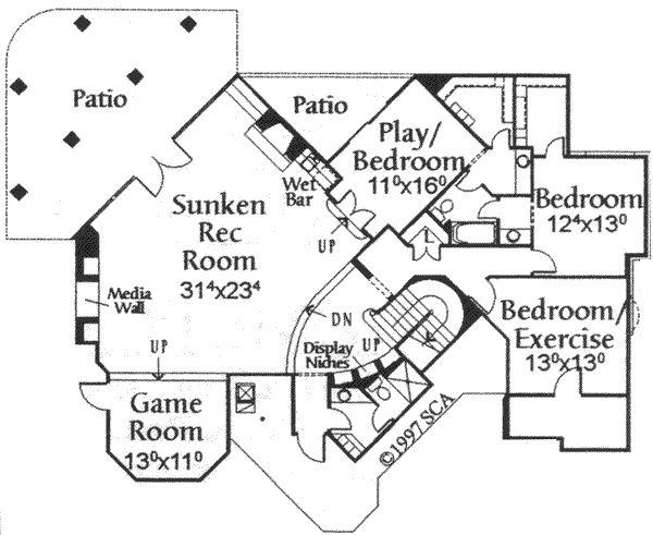 lower floor house blueprint