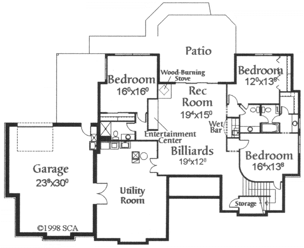 lower floor house blueprint