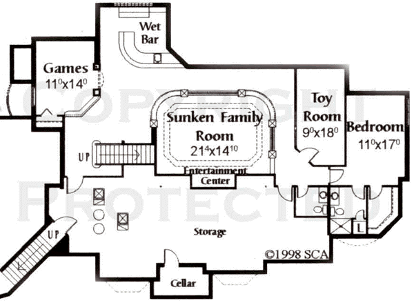 lower floor house blueprint