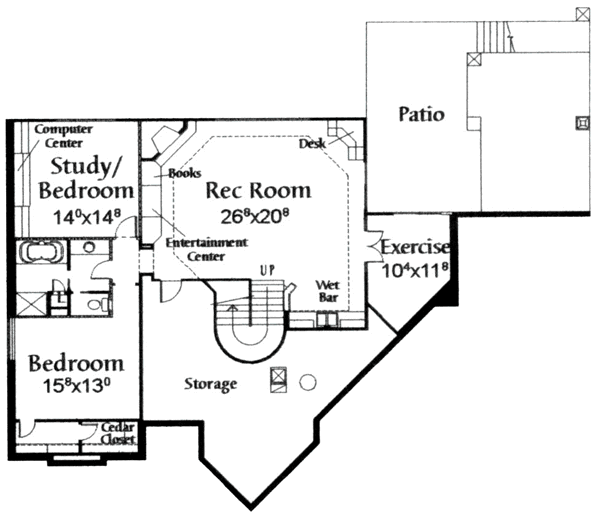 lower floor house blueprint
