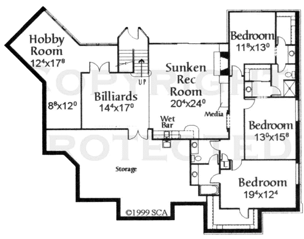 lower floor house blueprint
