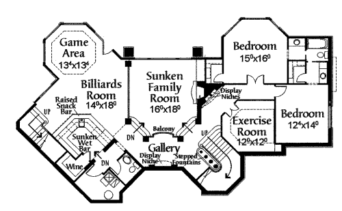 lower floor house blueprint