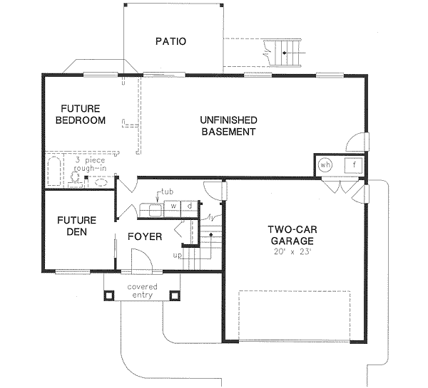 lower floor house blueprint